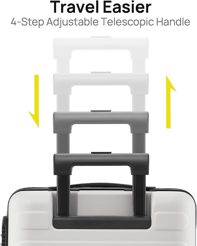 Carry on Luggage 22 X 14 X 9 Airline Approved, 20 Inch Luggage - Image 7