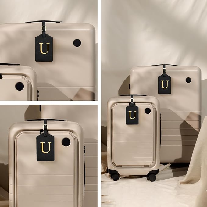 Luggage Tags in PU Leather: Set of 2 - Image 4