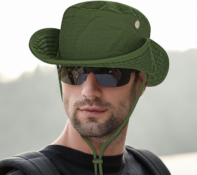 Sun Hats for Men Women Boonie Hat Foldable Fishing Hat UPF 50+ Bucket Hat for - Image 5