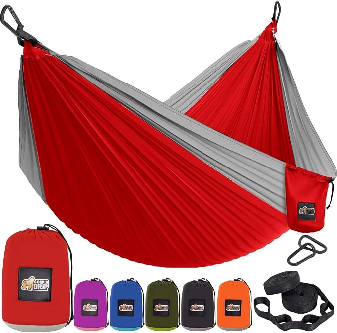 GORILLA GRIP Durable Portable Camping Hammock, Holds 400lbs by GorillaGrip
