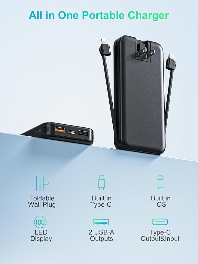 Portable Charger, 12000mAh 22.5W Type C Fast Charging Power Bank - Image 8