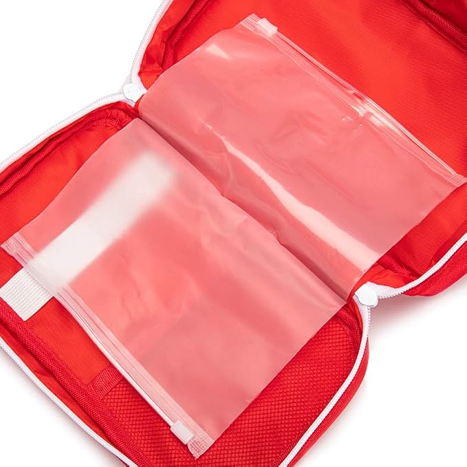 First Aid Bag Tote Empty Small First Aid Kit Bag Outdoor Travel Rescue Pouch - Image 8
