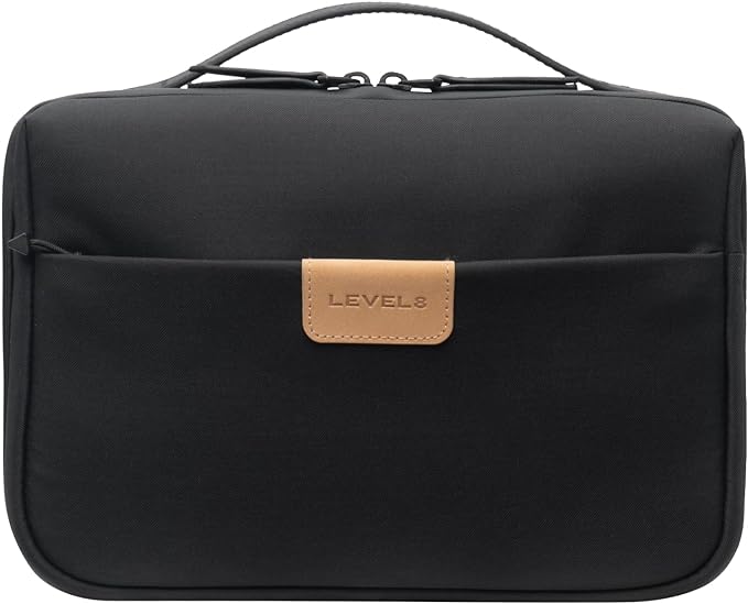 LEVEL8 Travel Toiletry Bag for Women Men, Travel Organizer Water Repellent by LEVEL8