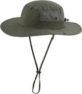 Home Prefer UPF50+ Mens Sun Hat Wide Brim Womens UV Protection Beach Bucket Hat by HomePreferHatsCaps