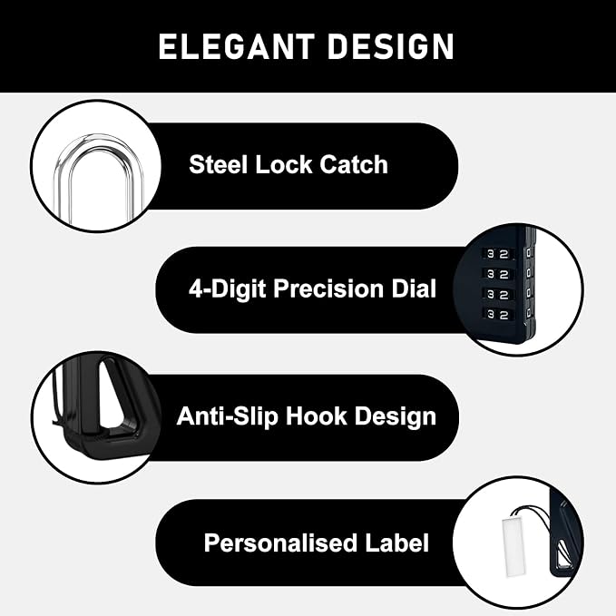 LAFENLIN 2 Pack Combination Locks, Locker Locks - Image 6