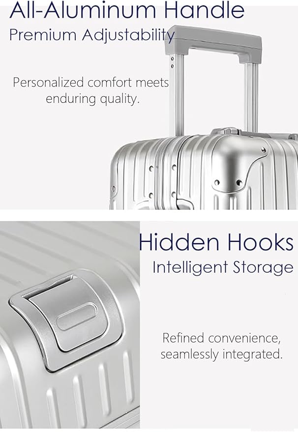 HotWay 28 Inch All Aluminum Checked in Luggage - Image 4