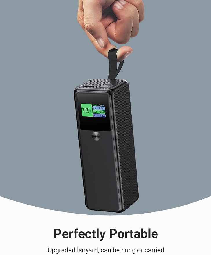 140W Power Bank, 27600mAh 3-Port PD3.1 Portable Charger Power Bank/ Portable - Image 2