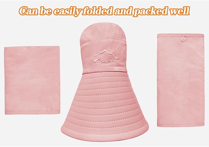 Sun Hats for Men Women Fishing Hat UPF 50+ Breathable Wide Brim Summer UV - Image 4