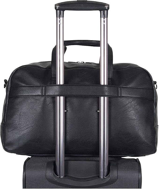 Kenneth Cole REACTION Port Stanley Duffel Pebbled Vegan Leather Carry on - Image 5