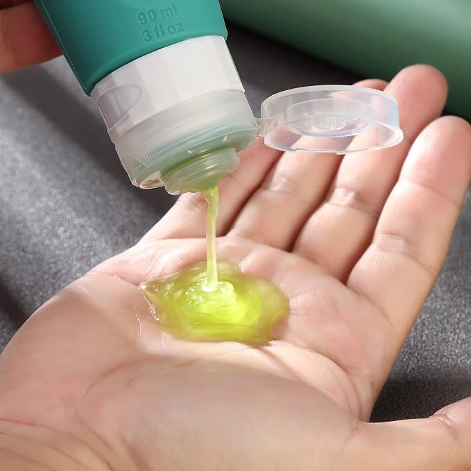 Travel Bottles for Toiletries, Tsa Approved 3oz Travel Size Containers BPA Free - Image 4