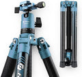 Fotopro Carbon Fiber Tripod 60 Inch 360 Degree Ball Head Quick Release Plate by Fotopro