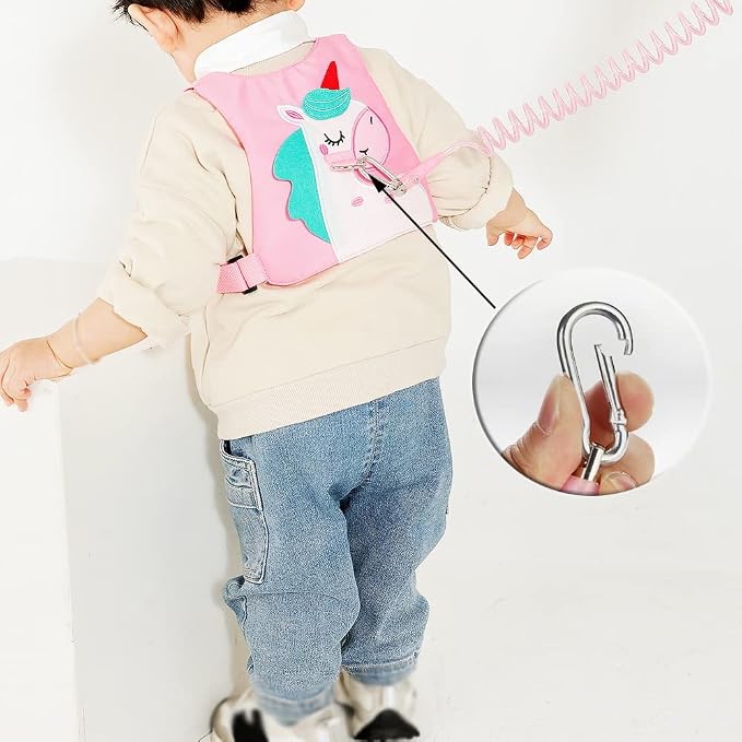 Toddler Leash-Baby Walking Safty Harness and Child Anti Lost Wrist Link - Image 8