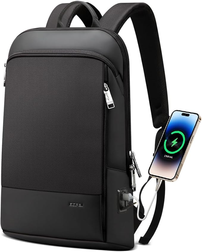 BOPai Slim Laptop Thin Business Backpack by BOPAI