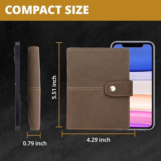 GARZINI Passport Holder with AirTag, Passport Wallet with RFID, Travel - Image 4