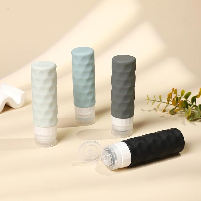 Travel Bottles for Toiletries, BPA Free Leak Proof Premium Silicone Bottles - Image 6