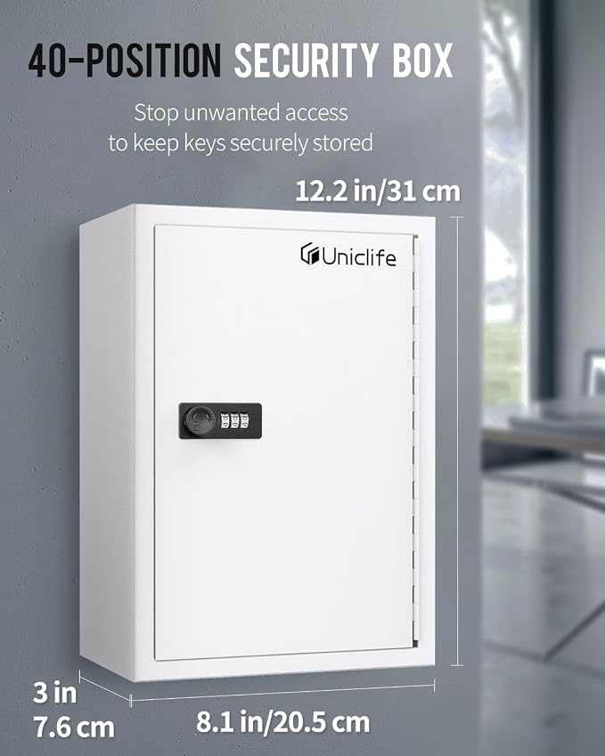 Uniclife 40 Position Slotted Key Cabinet - Image 2