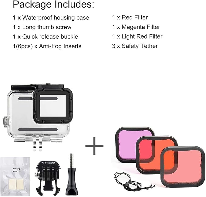 Waterproof Housing Case with Dive Filter - Image 9