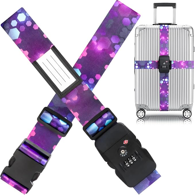 Adjustable Travel Luggage Strap Suitcase Belt Travel Bag Accessories 1.96 in W by Gutsdoor