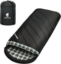 GEERTOP Flannel Sleeping Bag for Adults XXL 4 Season, 0 Degree Sleeping Bag for by GEERTOP