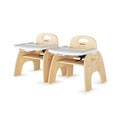 Foundations Easy Serve Low Wood Feeding Chairs Multipack, Adjustable Harness by FoundationsChildrensProducts