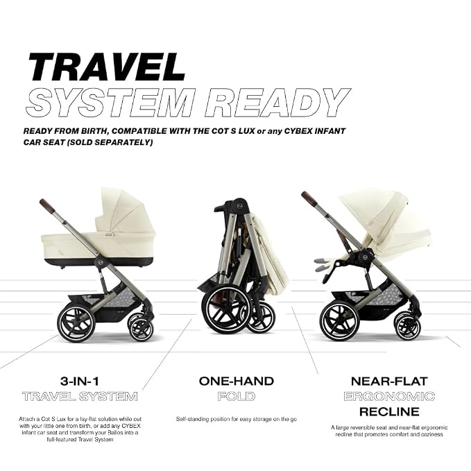 Cybex Balios S Lux Toddler and Baby Stroller - Image 3