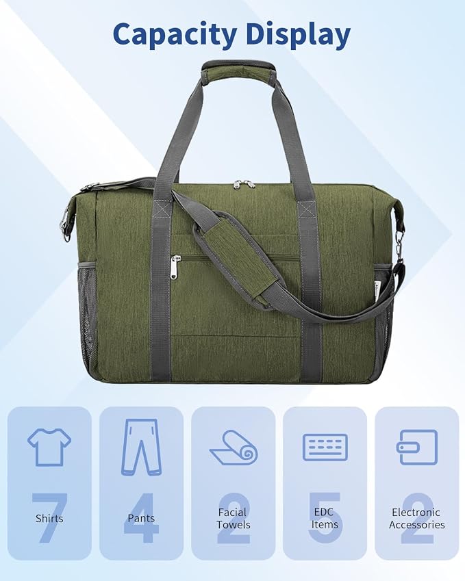 Narwey 18x14x8 Inches Travel Bag Spirit Airlines Frontier Personal Item Bag - Image 4