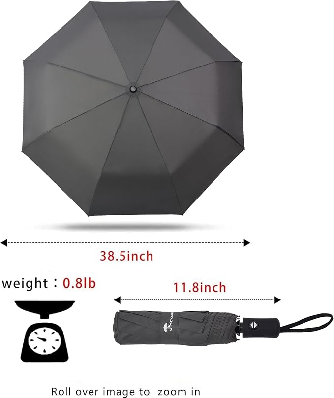 SY COMPACT Travel Umbrella Windproof Automatic Umbrellas Small Compact UV Sun - Image 2