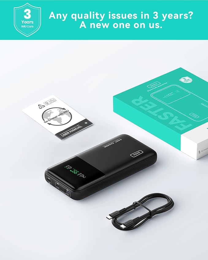 INIU 140W Power Bank, 27000mAh High Capacity Laptop Portable Charger, USB C - Image 6