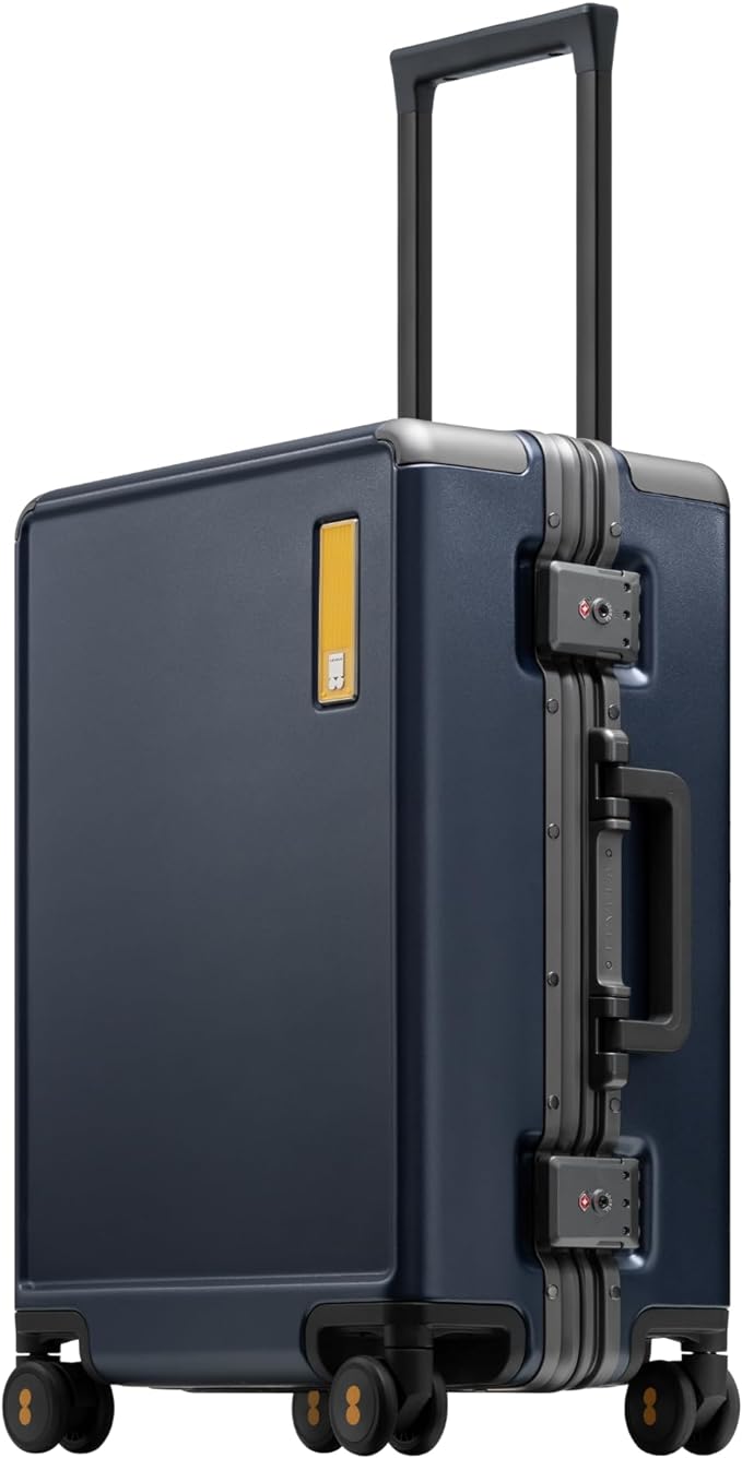 LEVEL8 Carry On Luggage Airline Approved Zipperless by LEVEL8