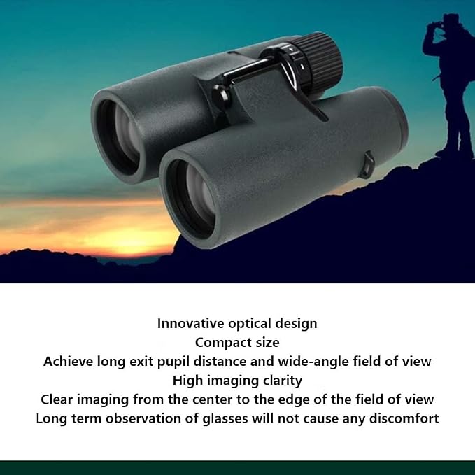 8x42ED Compact Binoculars for Adults – High-Powered BAK4 Prisms, Diamond White - Image 4