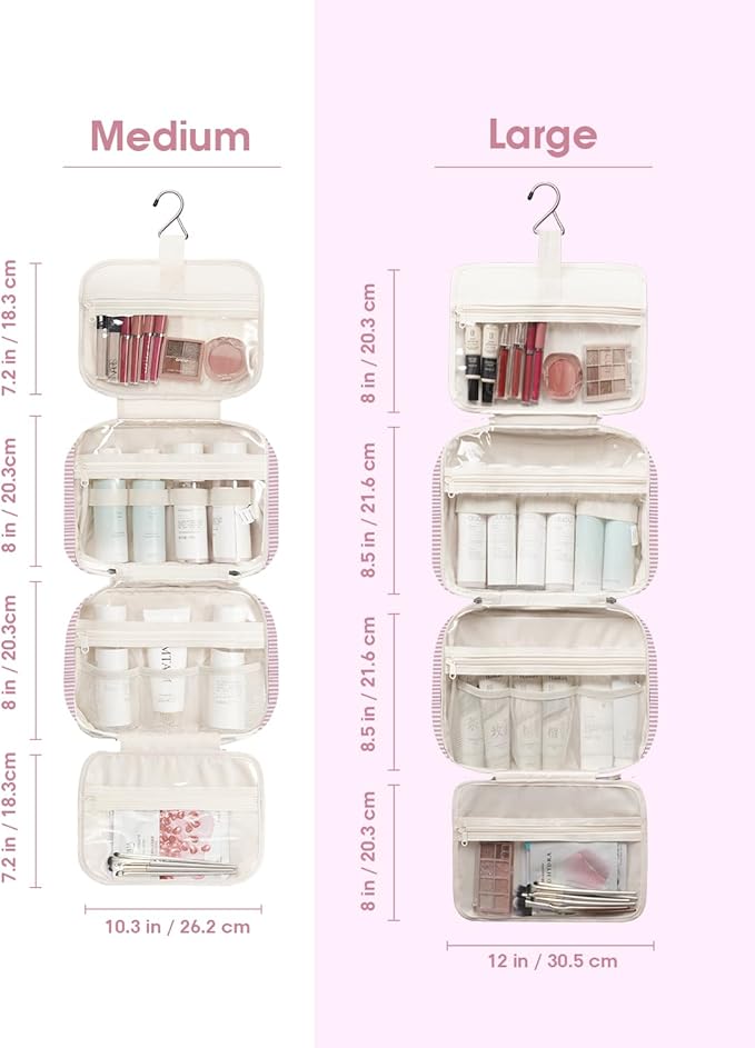 Narwey Striped Hanging Toiletry Bag - Image 6