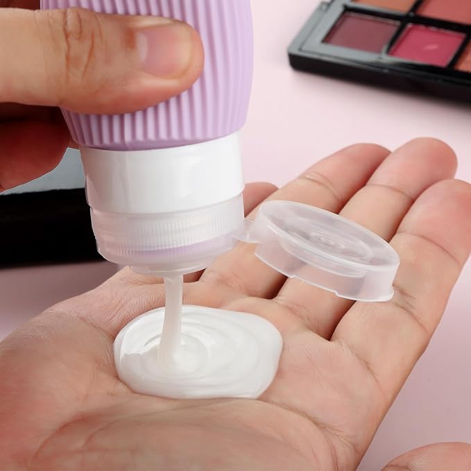 Travel Bottles for Toiletries, Tsa Approved 2oz Travel Bottles, BPA Free Leak - Image 4