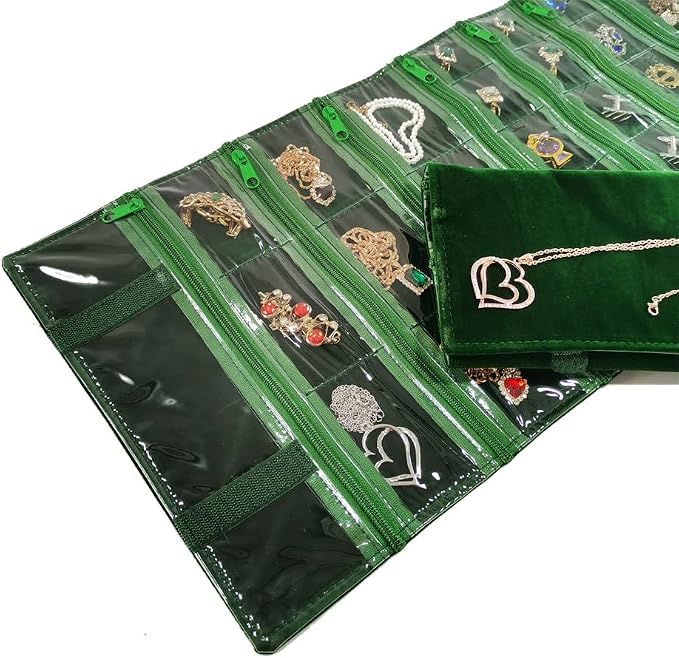 Travel Jewelry Roll Bag Portable Organizer Pouch - Image 6