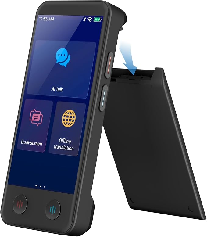 iTour D-pro Language Translator Device, Realtime Detachable Dual Screen AI by iTourDeviceTrans