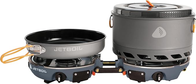 Jetboil Genesis Basecamp Backpacking and Camping Stove Cooking System by Jetboil