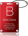 Personalized Luggage Tags: Custom Metal Luggage Tags by Kcule