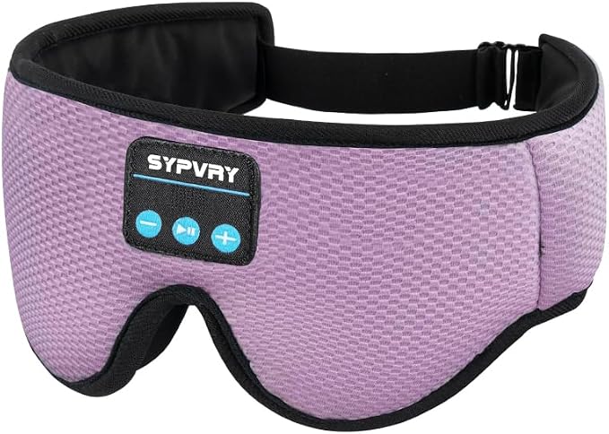 Sleep Mask Bluetooth Headphones Soft Wireless Headband Eye Mask Blackout - Image 7