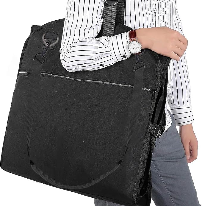 66" Versatile Travelling bags Wedding Dress Travel Garment Bag Tri-Fold Gown - Image 6