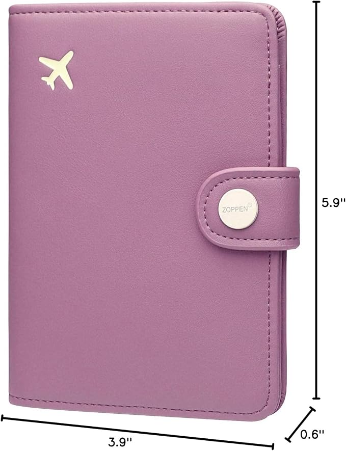 ZOPPEN Passport Holder Women, Passport Cover Travel Wallet Rfid Blocking - Image 8