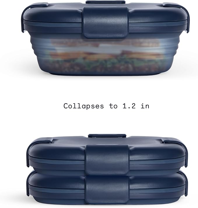 STOJO Collapsible Sandwich Box – 24oz, Reusable Food Storage Container - Image 2