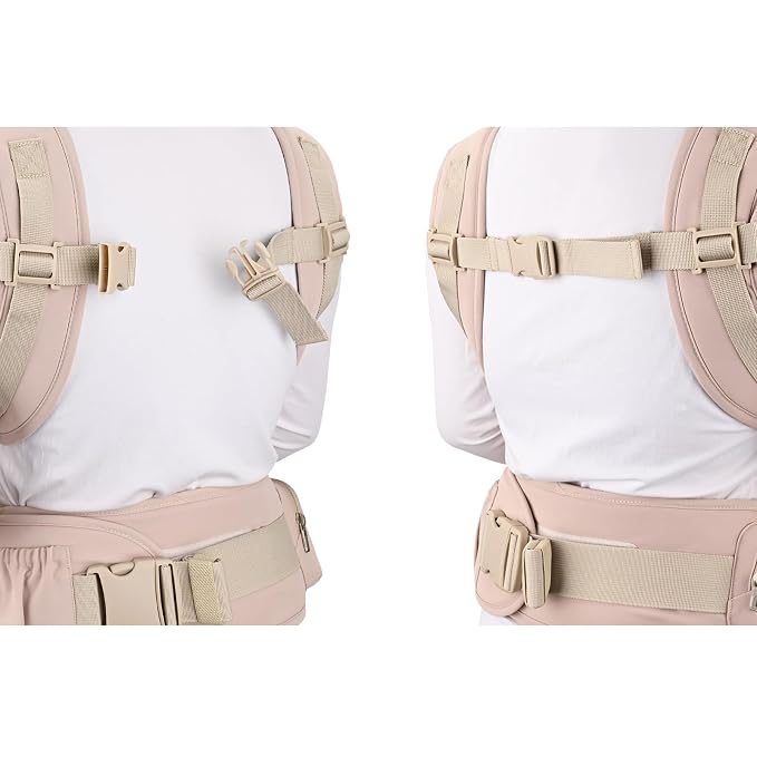 Bebamour Baby Carrier with Hip Seat, All-Position Breathable Mesh Hip Seat & - Image 3