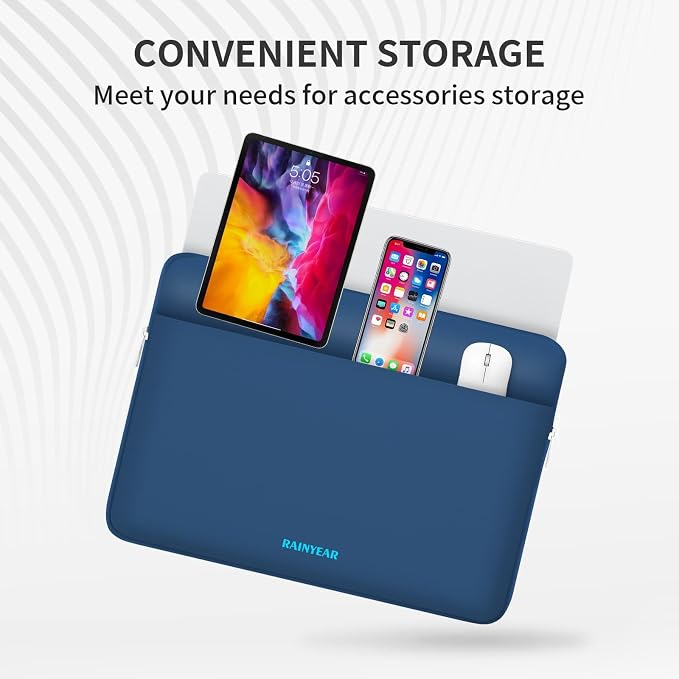 RAINYEAR Laptop Sleeve Case 13.3 Inch, Protective Portable Case - Image 4
