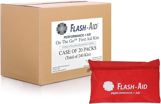 Bulk 240-Pack Mini First Aid Kits – Compact Travel IFAKs in Reusable Pouches – - Image 9