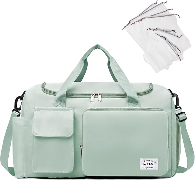 NPBAG Women Travel Duffel, Gym Workout Overnight Bag, Mommy Hospital Bag by NPBAG