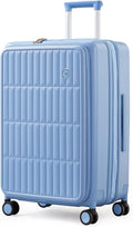 aji Expandable Top Open 26 Inch Checked Luggage by AJIVALUESTYLISHQUALITY