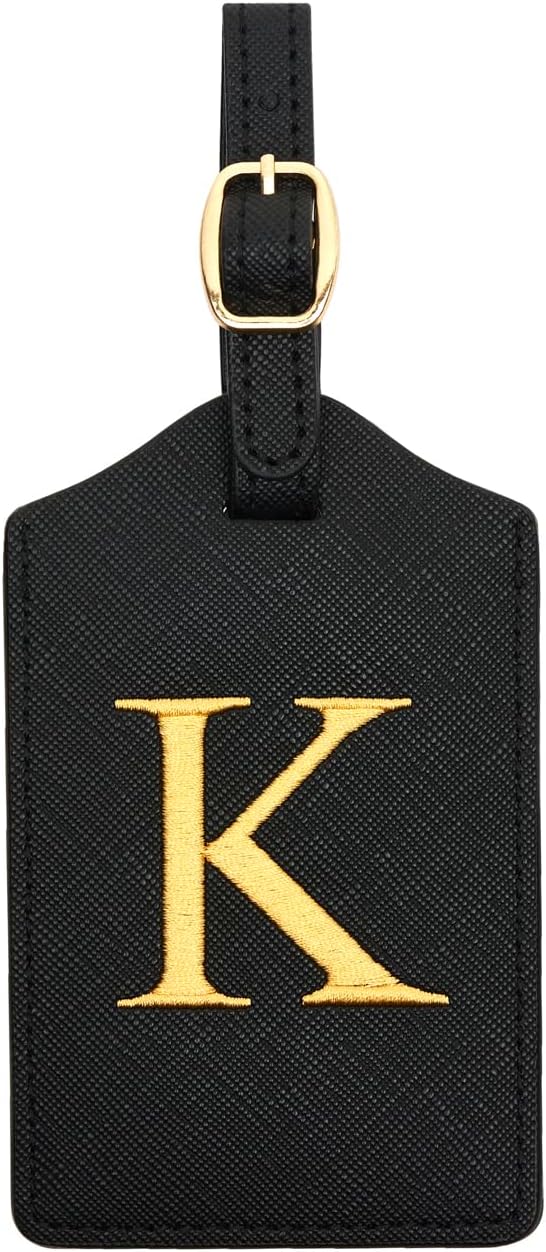 Luggage Tag PU Leather for Suitcase Baggage Handbag Travel Bag Label Suitcase by CHOIEO