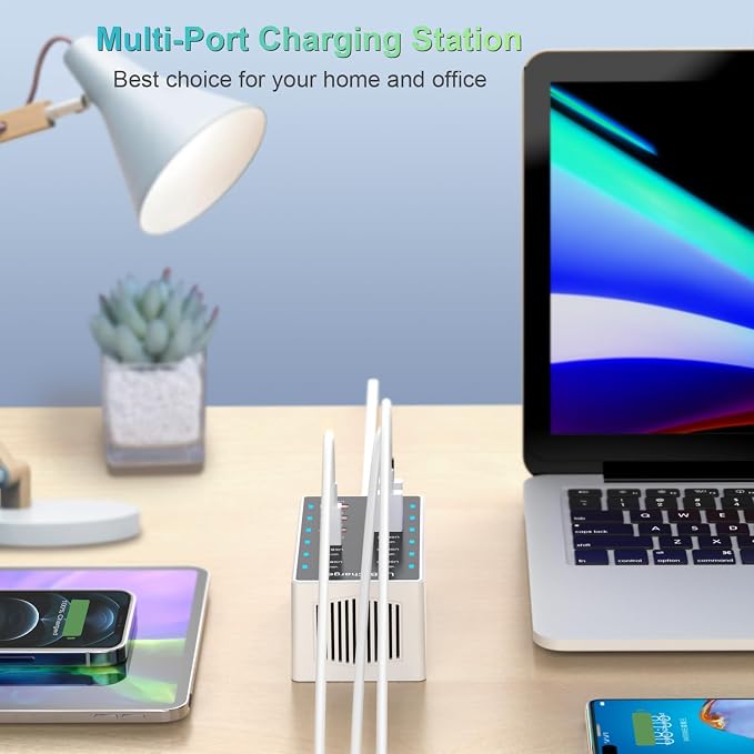 USB C Charger 12-Ports Charging Station - Image 4