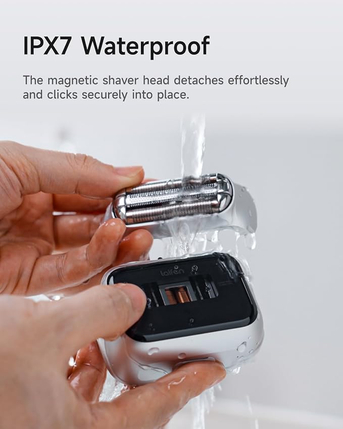 Laifen P3 Pro 3-Blade Electric Shaver, Dual Linear High-Speed Motors 12 - Image 9