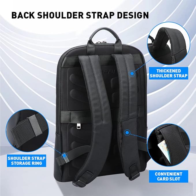 BOPAI 17 inch Super Slim Laptop Backpack Men&Women Anti Theft Backpack - Image 5