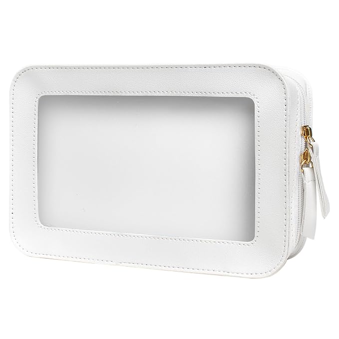 LETGO Clear Makeup Bags, TSA Approved Toiletry Bag by LETGO